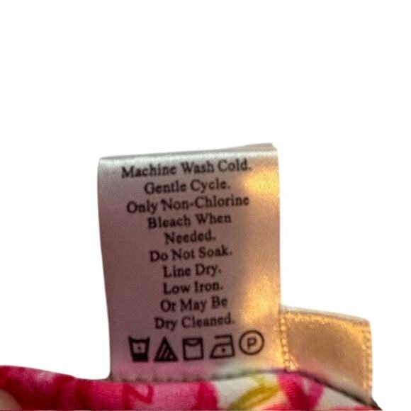 Coldwater Creek Skirt Pink Short Floral Wrap Tie Front Sz 2X - Picture 6 of 9